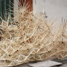 油纸伞骨架半成品工艺伞伞骨DIY伞架伞骨结实木头创作道具伞