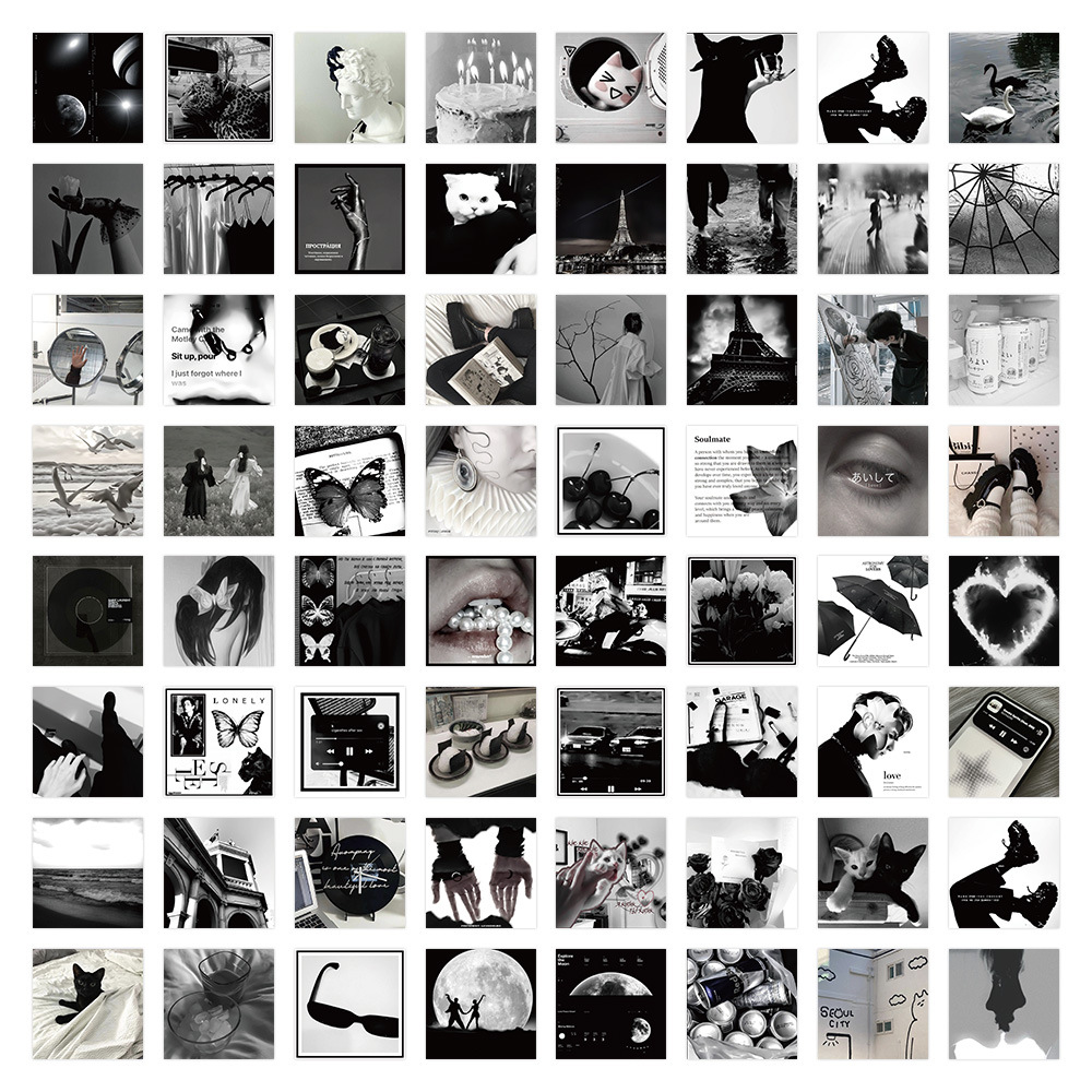 60 hojas de pegatinas de estilo retro, pegatinas de sellado de sobres de material de cuentas manuales frescas, pegatinas impermeables de venta caliente transfronteriza