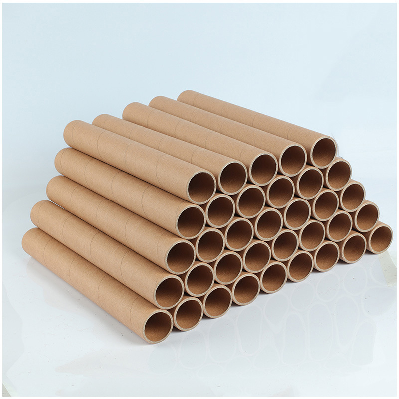 牛皮圆柱形纸筒包装纸管批发海报筒高强度收纳筒画筒书画圆纸筒