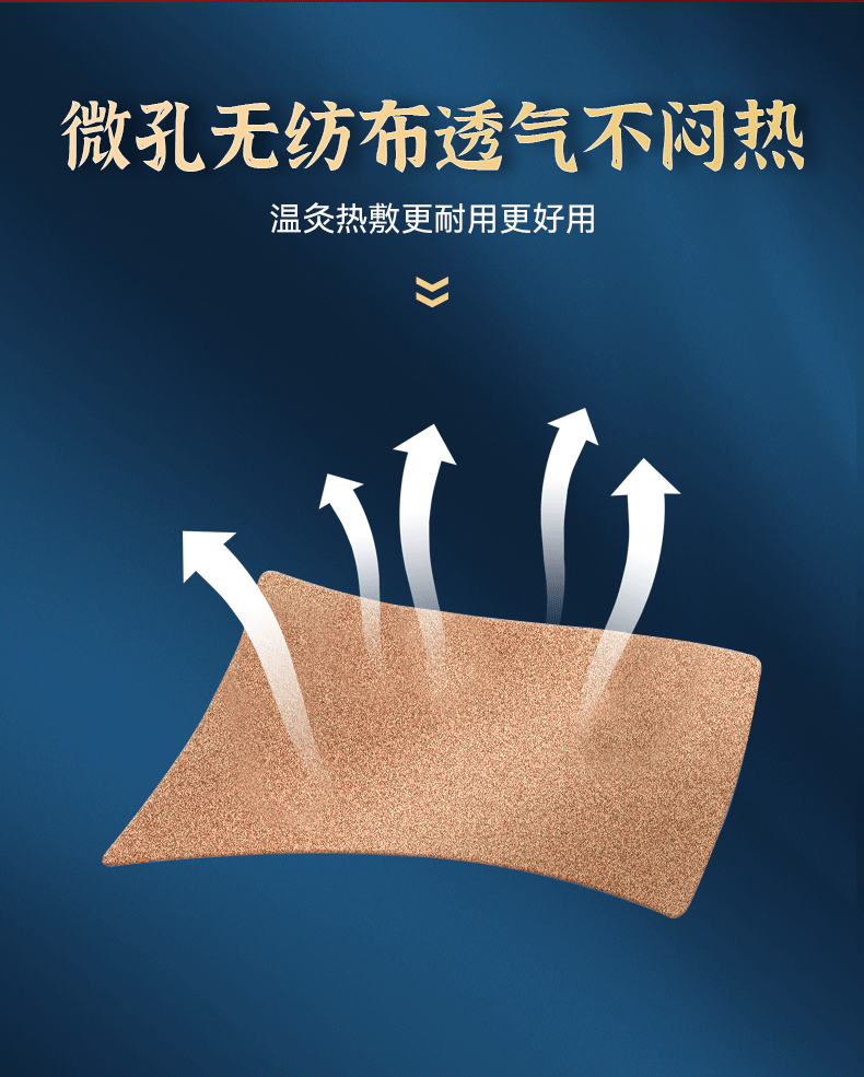 Mugwort Notoginseng Self-Heating Joint Patch for Shoulder Neck Waist Knee 12 Patches Per Box preparation