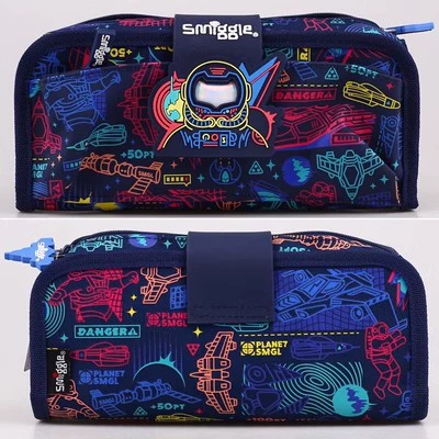 Blue aerospace pencil case, 22.5×12.5cm