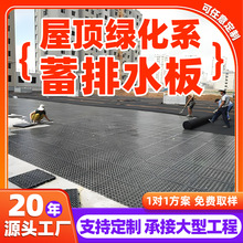 HDPE蓄排水板屋顶绿化塑料排水板凹凸园林地下室疏水板透水滤水板