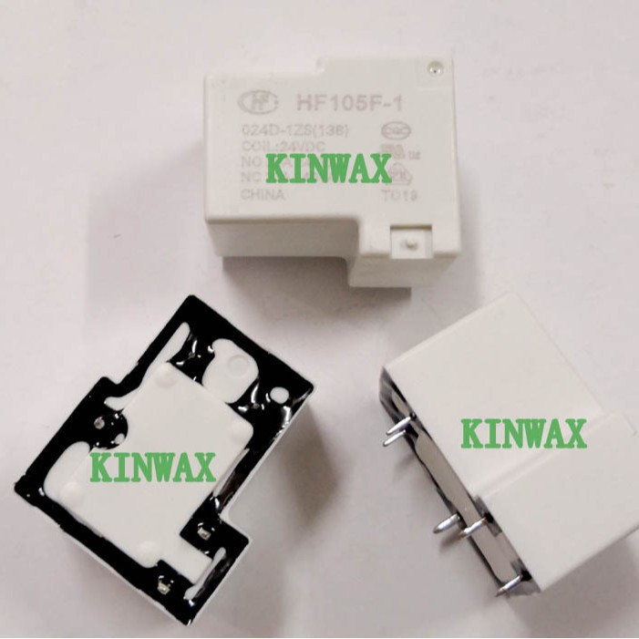 继电器HF105F-1/220A-1DSF一组常闭4脚30A240VAC线圈220VAC