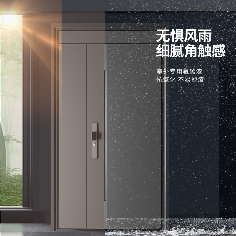 厂家直销安全防盗入户门甲级防尘防噪进户门锌合金高端智能防盗门|undefined
