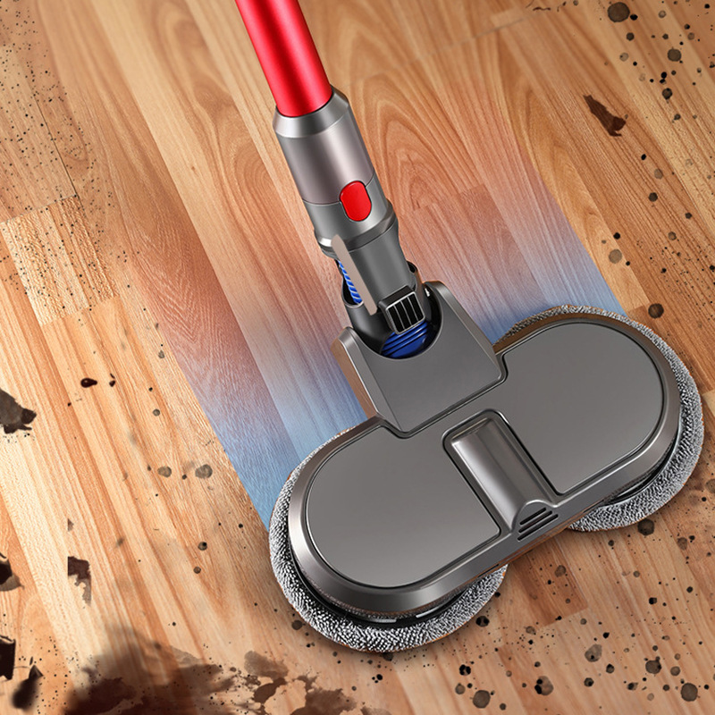 Aplicable a Dyson aspiradora accesorios piso cepillo trapo fregona de succión integrado fregona eléctrica cabeza delgada cabeza del cepillo