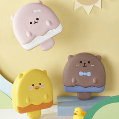 2022創意可愛卡通分格糖果盒兒童零食收納盤下午茶點心盤水果盤