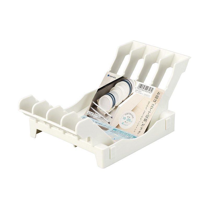 Platos de hueso de platos importados de Japón estante de almacenamiento de platos de plástico grueso estante de almacenamiento de platos cocina pequeña