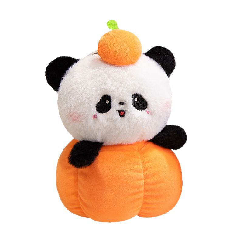 Panda Rabbit Pumpkin Doll Halloween Pumpkin Pillow Stuffed Toy 8inch Doll Machine Wedding Throw Gift