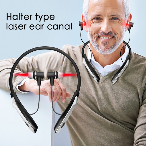 Hanging neck nasal ear laser irradiation instrument 650nm laser light wave instrument physiotherapy instrument