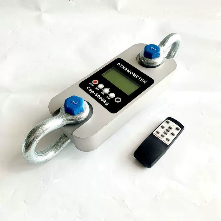 Беспроводной цифровой динамометр DL-R-50t с дисплеем для измерения и проверки натяжения судовых канатов