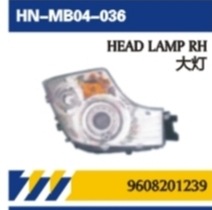 PARA Mercedes-Benz Truck Headlight Assembly Repair Parts MP4 Actros Apariencia Kit de reparación dañado Piezas de cuerpo
