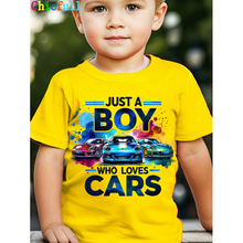 N 17292 Cartoon Car Kids Hoodie ��ͨ������ͯ���¿羳����