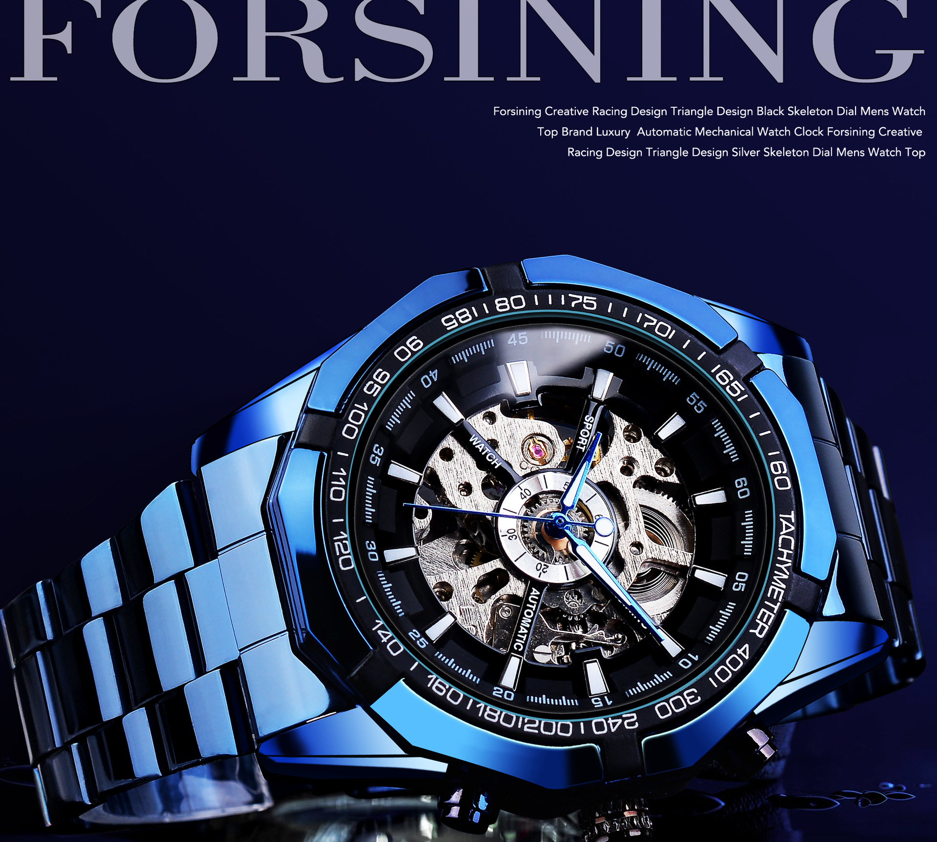Automatic Mechanical Watch For Men With Waterproof Glow Design_voghion.com