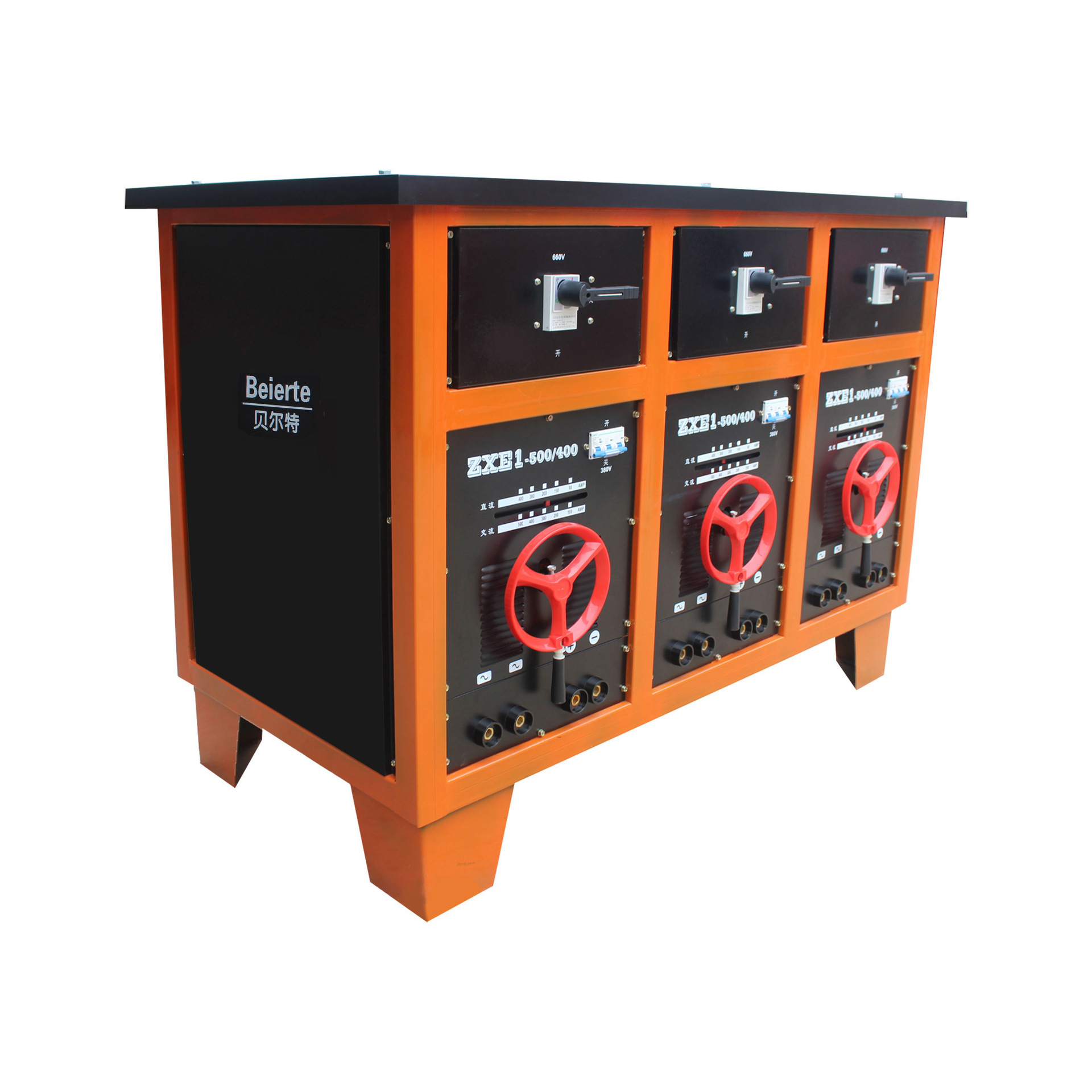 贝尔特多工位电焊机AC380V交直流两用电焊机ZXE1-500*3三组合焊机