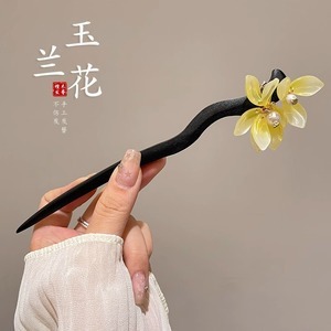新しい中国風の合金の花のヘアピン、古代スタイルのヘアピン、ハイエンドの軽い高級タッセルヘアピン、ヘアアクセサリー卸売|undefined