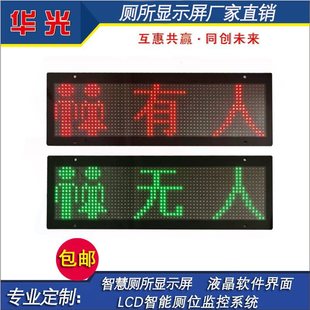 Toilet with People and No One Display Screen Mobile Toilet Smart Public Toilet Sensor Indicator Guidance System