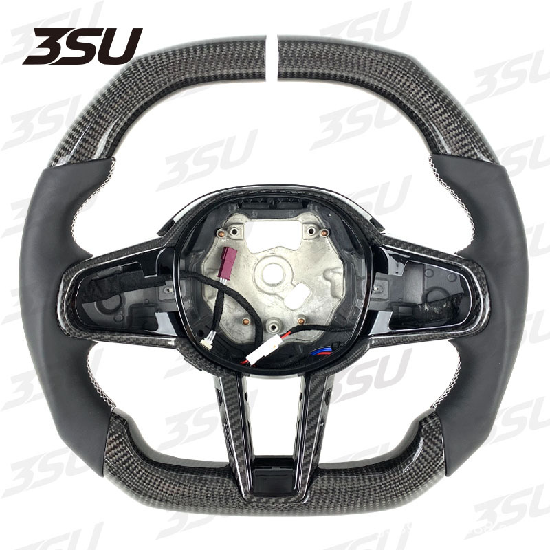 Suitable for Bmw's New Cs g Series M3 M4 M5 m Sports Modified Leather Carbon Fiber Steering Wheel