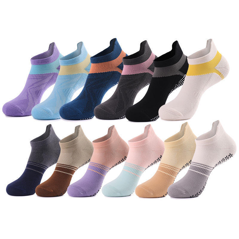Customized Non-Slip Ankle Grip Women's Training Indoor Yoga Socks Non-Slip Pilates Socks Customized Non-Slip Ankle Grip Women's Training Indoor Yoga Socks Non-Slip Pilates Socks
