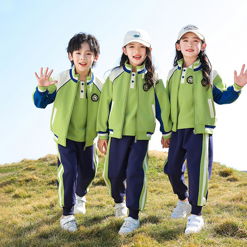 Summer and Autumn New Student Uniform Set for Primary and Middle Schools, British Style Kindergarten Uniforms, Sports Meet Group Class Uniforms, Sports Clothes