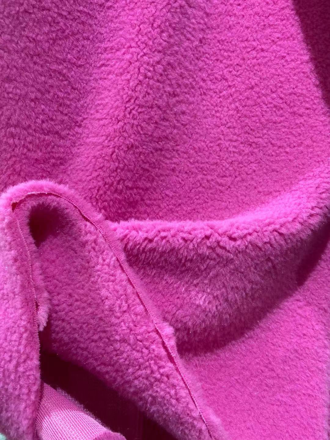 Nuevo en stock super suave Hao cachemir de Cachemira imitación Cachemira grano terciopelo tela Otoño e Invierno ropa juguete bufanda tela