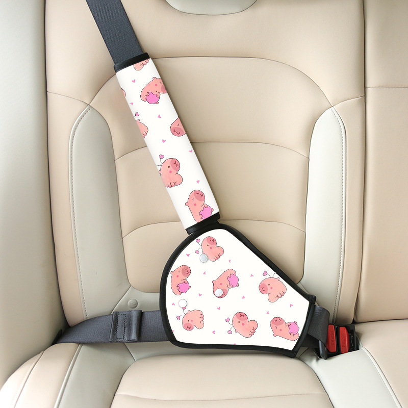 Child Safety Belt Adjuster and Fixer, Anti-Neck Strangulation, Car Seat-Specific Safety Belt Shoulder Protector, Auxiliary Strap