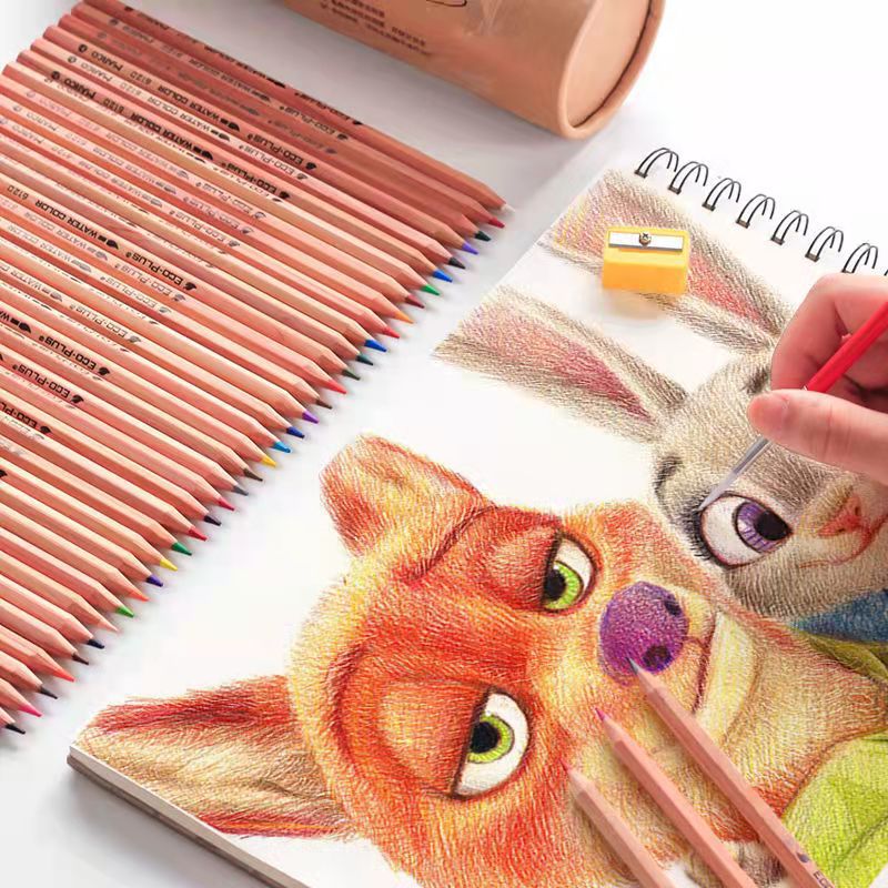 马可油性水溶性彩色铅笔素描手绘24色48色72色水溶款手绘彩铅套装