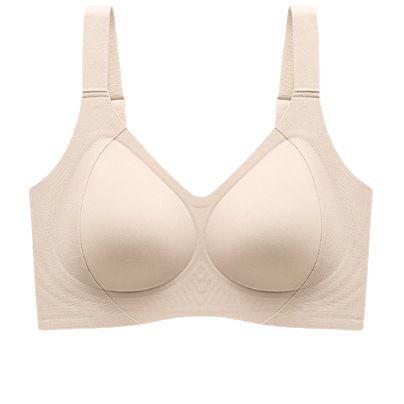 Gran tamaño de ropa interior de soporte suave para damas, bra pequeño sin marcas, bra de soporte superior de pecho contra la caída.