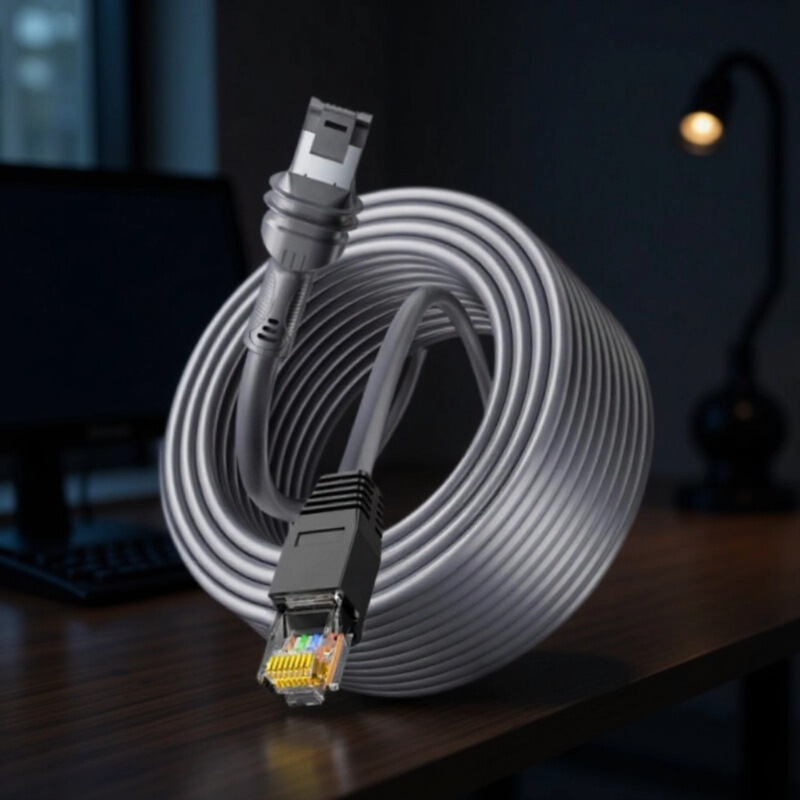 Cross-Border Ethernet to Rj45 Connector Male-To-Male Network Cable Laptop High-Speed Gigabit Finished Network Cable