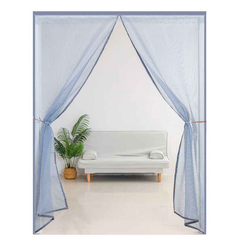 Non-perforated Diamond Mesh Door Curtain Anti-mosquito Summer New Household Bedroom Living Room Partition Self-pasting High-grade Door Curtain Non-perforated Diamond Mesh Door Curtain Anti-mosquito Summer New Household Bedroom Living Room Partition Self-pasting High-grade Door Curtain