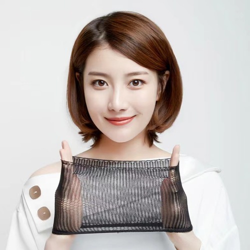 Two-way Mesh Cap Wig Accessory with Extended, High-Elasticity, Invisible Hairnet—Cross-Border European & American-Style COS Wig-Wearing Hairnet