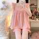 2024 New Pure Cotton Sling Pajamas Women's Cute Home Clothes suit Summer Internet Celebrant Hot Princess Style Outwear
