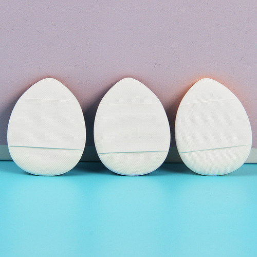 Fingertip Powder Puff Mini Air Cushion Powder Puff, Wet and Dry Dual-Use Small Water Drop Concealer, Small Finger Loaf BB Cushion Puff