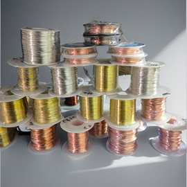 0.2编织H65全软DIY饰品黄铜丝批发 柔软0.18工艺品退火绒花黄铜线