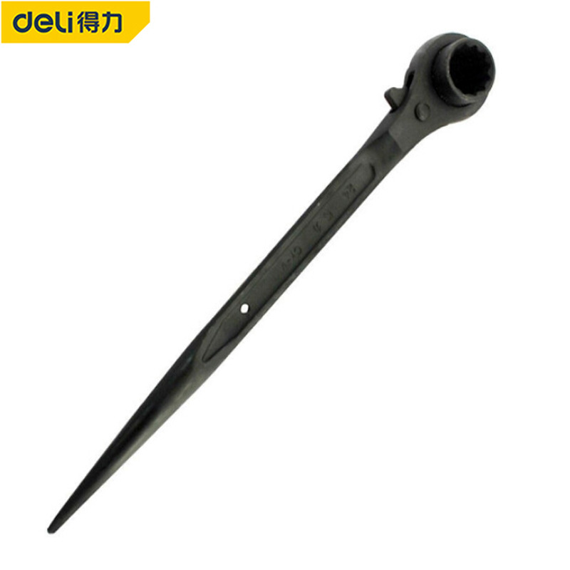 得力尖尾棘轮扳手快速扳手 41X46齿轮套筒扳手五金工具DL4197