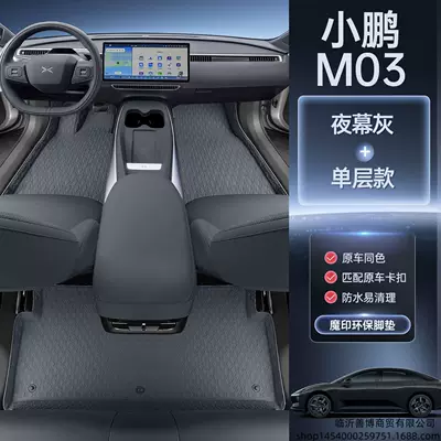 modification accessories carpet floor mats, Modelə uyğun ayaqaltı - xiaopeng-m03maxmagic-seal-waterproof-night-graysingle-layer-foot-mat