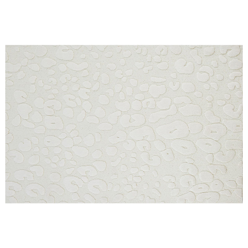 Alfombras mezcladas de lana de viento crema sala de estar en relieve tridimensional mano de pistola de mano de mano