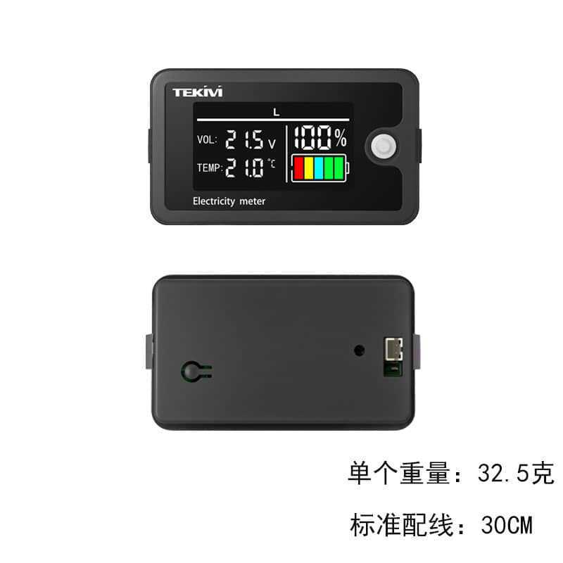 LCD 2 線式 8-100V バッテリー電力表示電圧電力デジタル表示電圧計鉛酸リチウム電池ユニバーサル|undefined