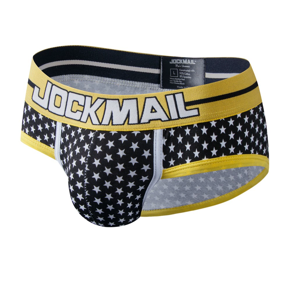 Мужские хлопковые трусы JOCKMAIL, впитывают пот и запах