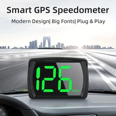 [Cross -Workder] Новый Y03 Car HUD Head Head -Oup Display Universal GPS -код скоростного кода HUD -Cross -Border