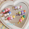 Brand cute food play, hairgrip for elementary school students, amusing universal hair accessory