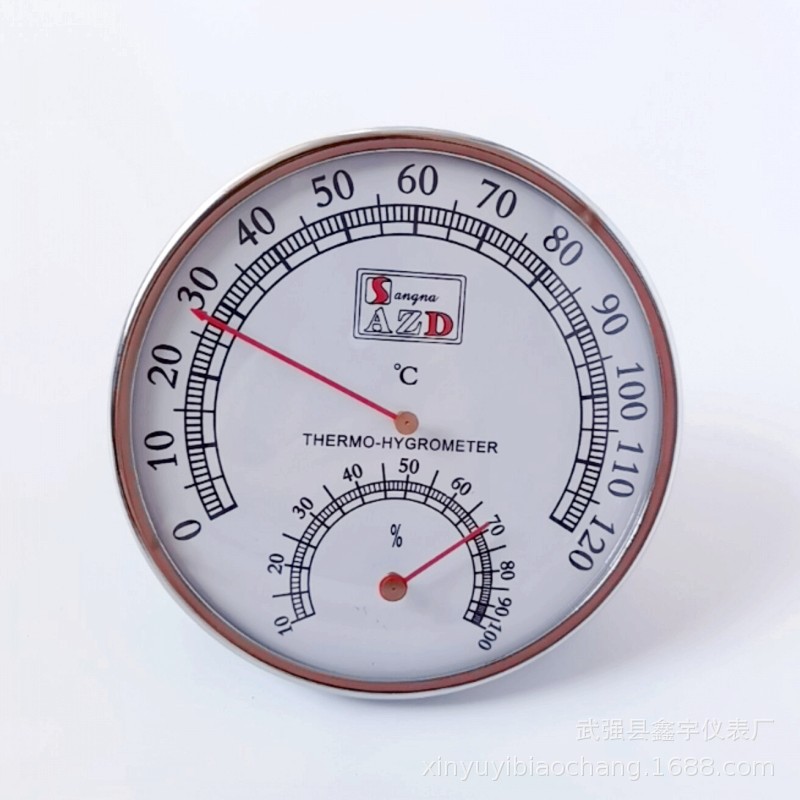 桑拿房温湿度计浴室家用温度计室内干湿温度计汗蒸房设备 0-120度