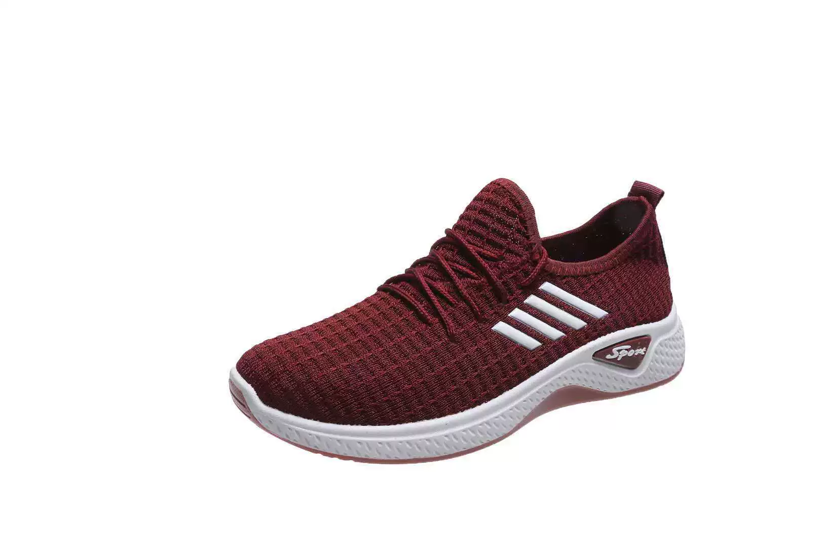 Women’s sports shoes, breathable knit upper, lightweight casual sneakers, sizes 36–40
