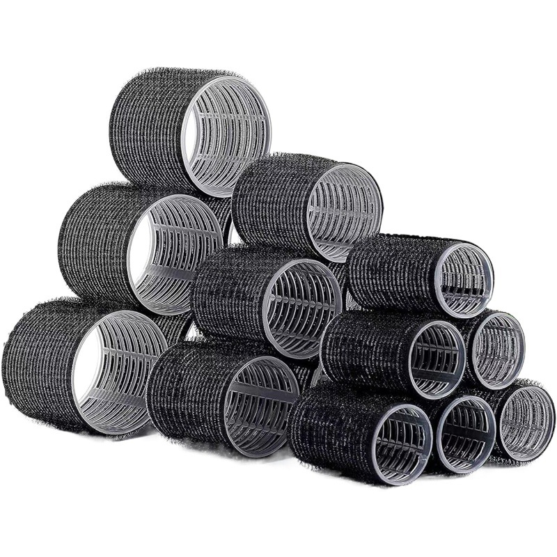 En stock suministro de Comercio Exterior Herramientas de peluquería multi-capa de plástico rizador de pelo rizador traje flequillos rizador de pelo