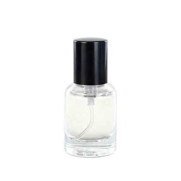 transparent glass handheld perfume