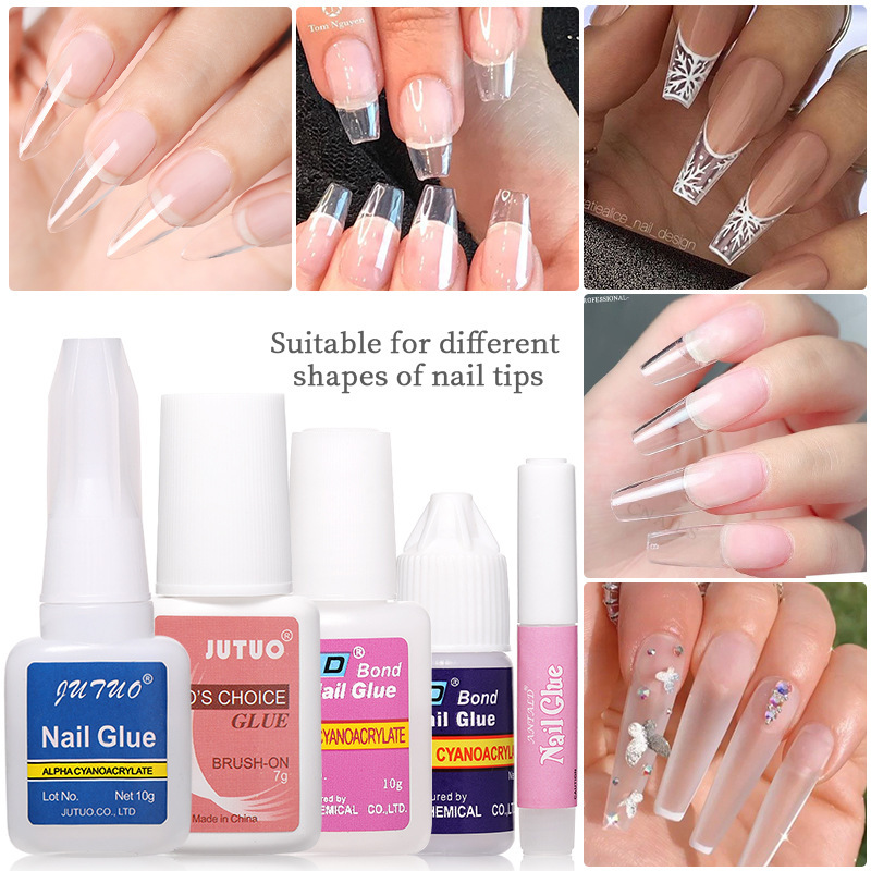 Cross-Border Manicure Supplies Wholesale Nail Glue Multi-Specification Glue Nail Fake Piece Glue Drill Glue Easy to Apply