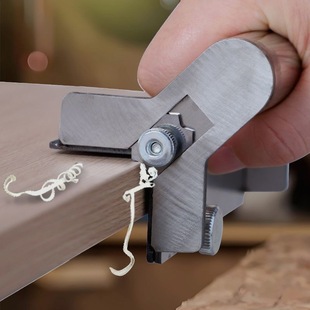 German Imported Stainless Steel Edge Banding Trimmer Dual-Purpose Wood Board Chamfering Tool Arc Trimming Planer to Remove Burrs from Wood