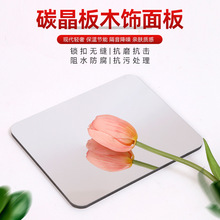 碳晶板木饰面板 竹炭板阻燃酒店装修快装板无缝实心墙板背景墙板