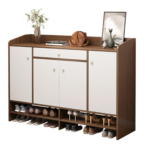 Modern shoe cabinet for home use at the entrance,  new entryway shoe rack with large capacity for storage, economical type suitable for small apartments