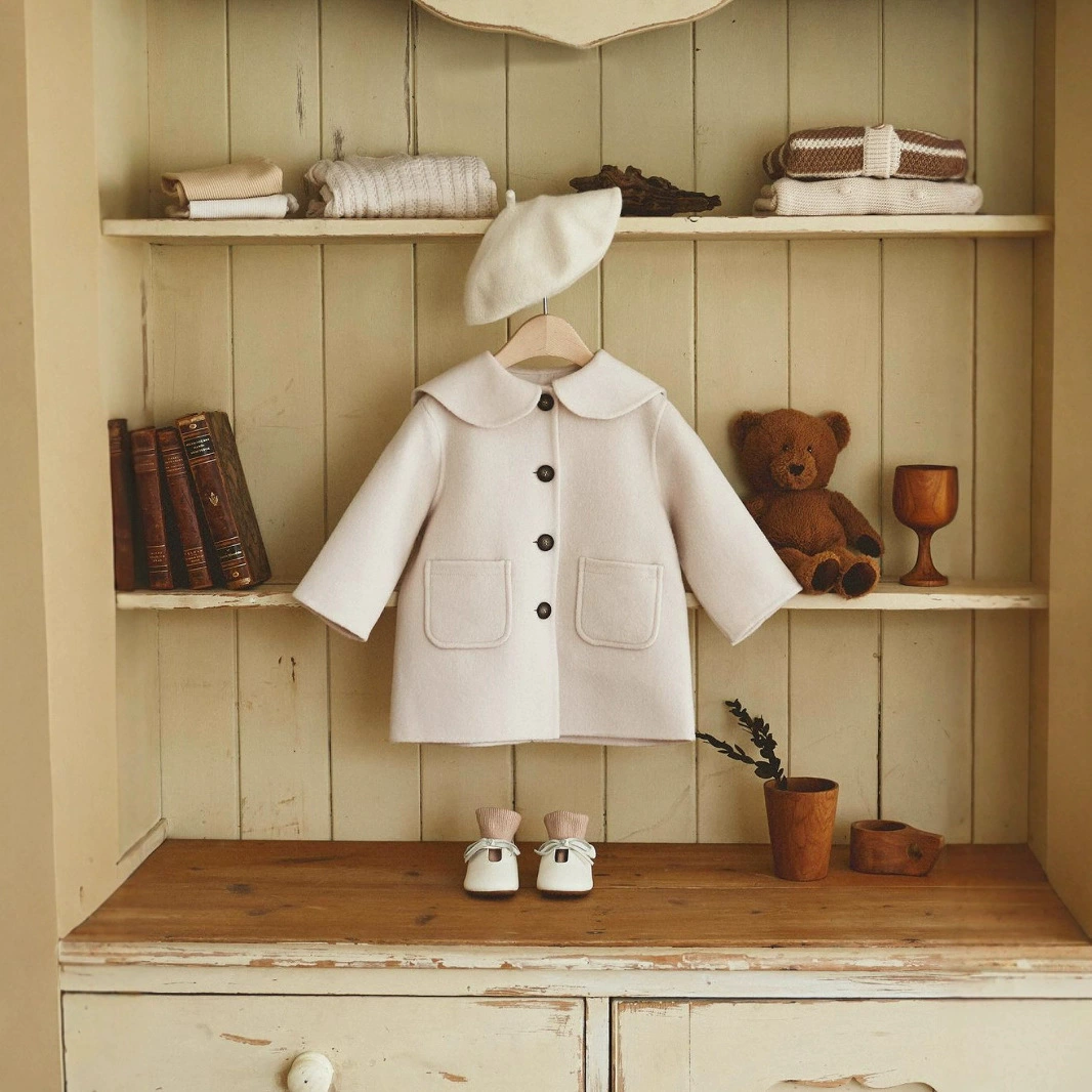 Coat girl's, children's winter jacket
