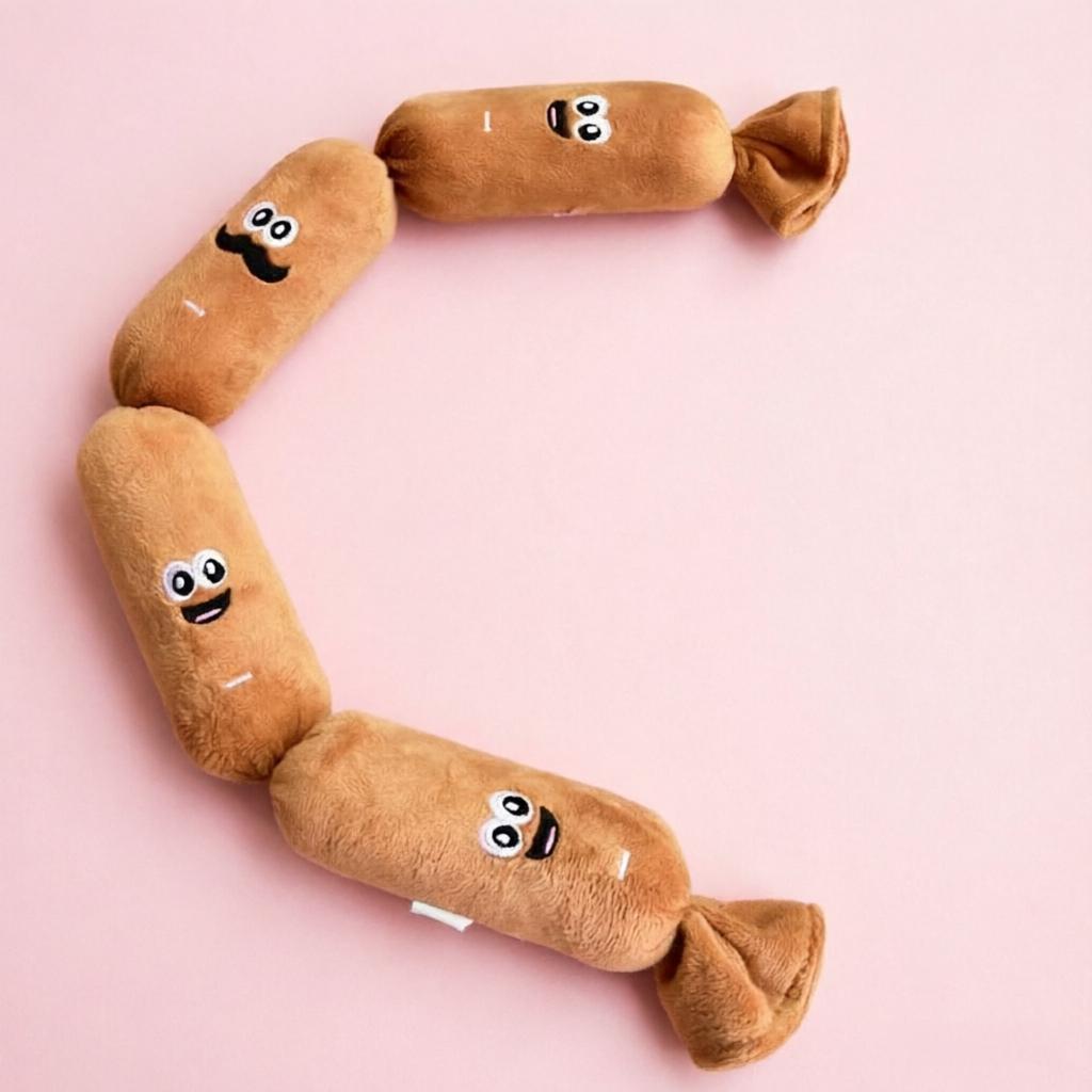 Nueva colección de juguetes sonoros de peluche para perros, juguetes de mascotas resistentes a la mordida para perros
